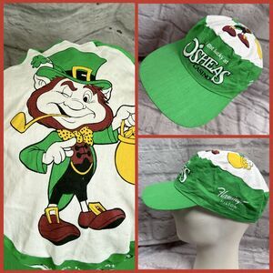VTG O'Sheas Casino Las Vegas Logo Hat Snapback Lucky Leprechaun Flamingo Hilton